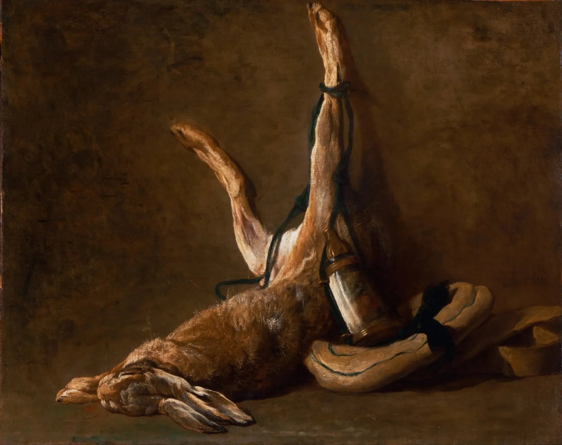 Nature morte au lièvre - Jean Siméon Chardin image 1 copie de tableau peinte à la main