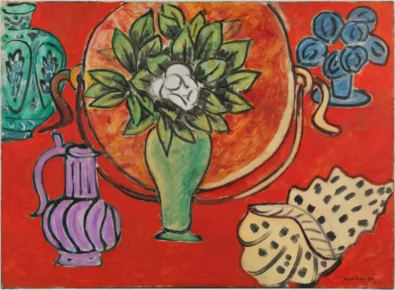 Nature morte au magnolia - Henri Matisse image 1 reproduction de peinture à l’huile