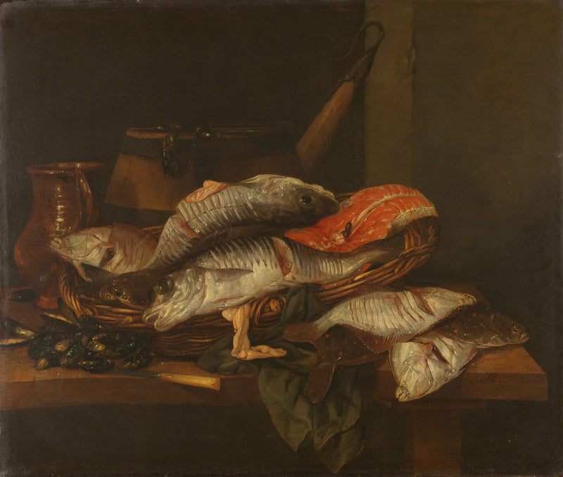 Nature morte au poisson - Abraham van Beijeren
