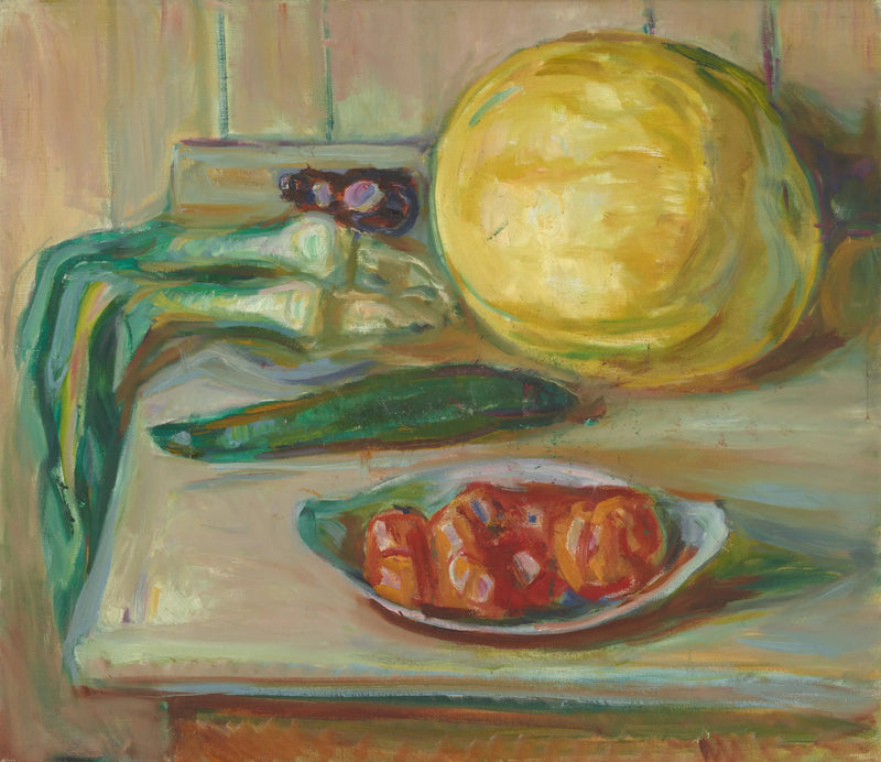 Nature morte au potiron et autres légumes - Edvard Munch