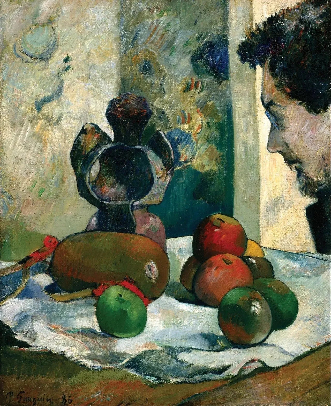 Nature morte au profil de Laval - Paul Gauguin image 1 copie peinte à la main à l’huile
