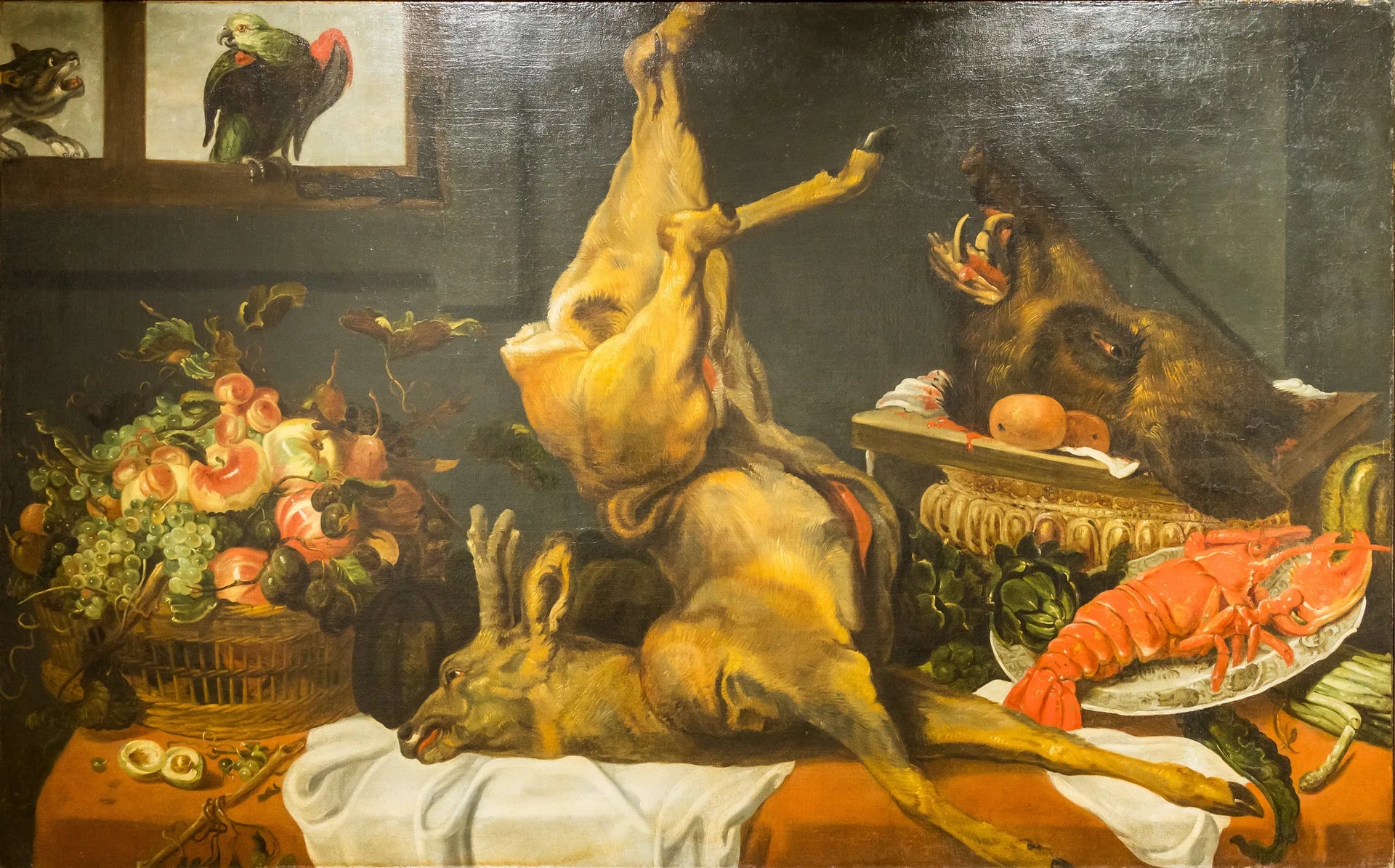 Nature morte au sanglier - Frans Snyders image 1 tableau peint à l’huile sur toile