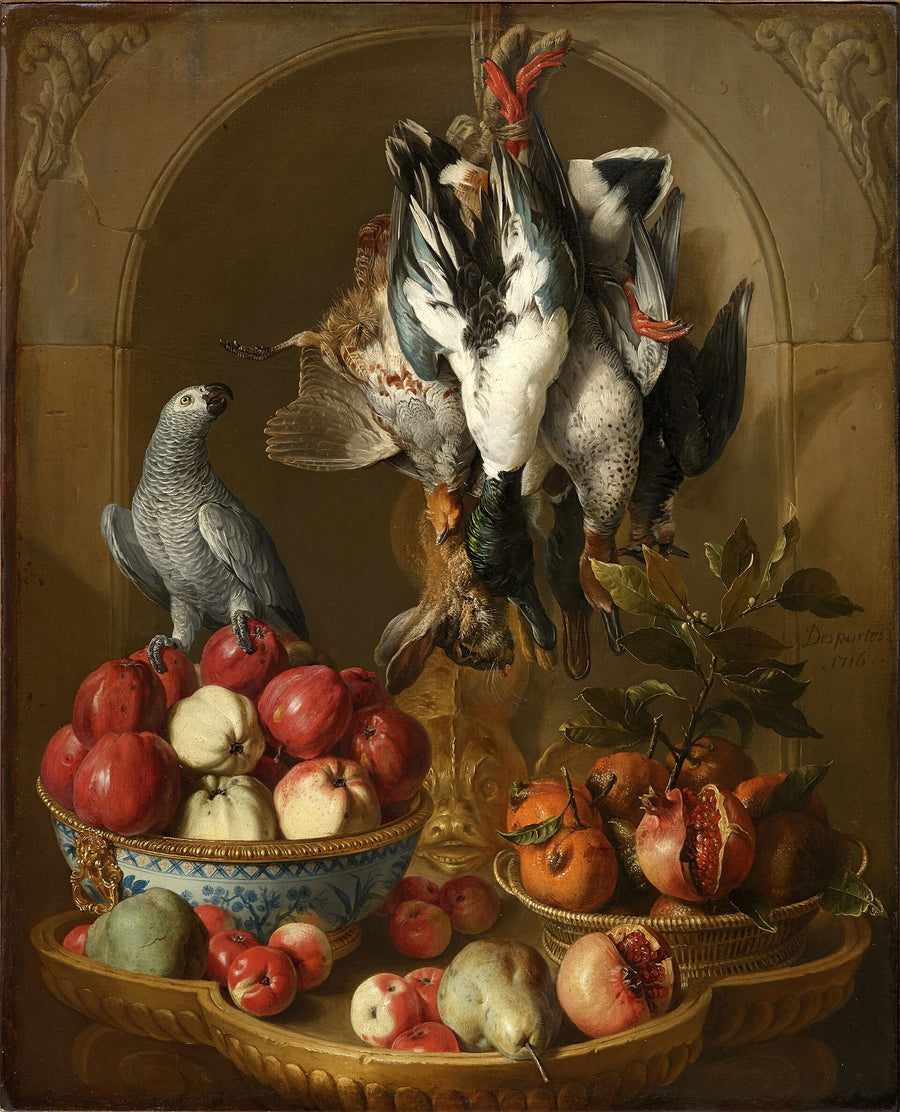 Nature morte aux fruits et gibier - Alexandre-François Desportes