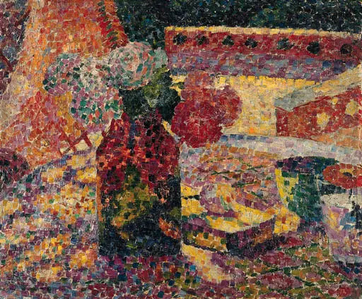 Nature morte au vase de fleurs - Robert Delaunay