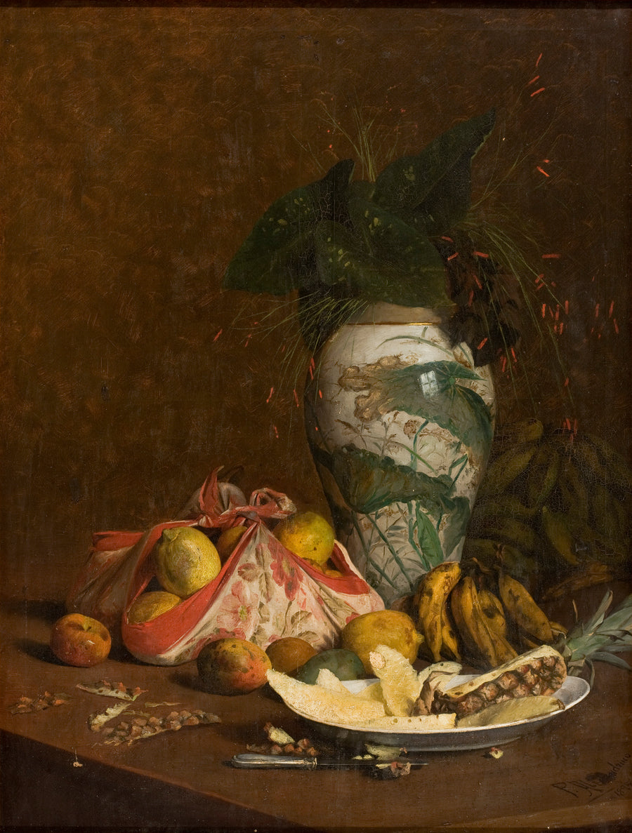 Nature morte au vase et aux fruits - Pedro Alexandrino