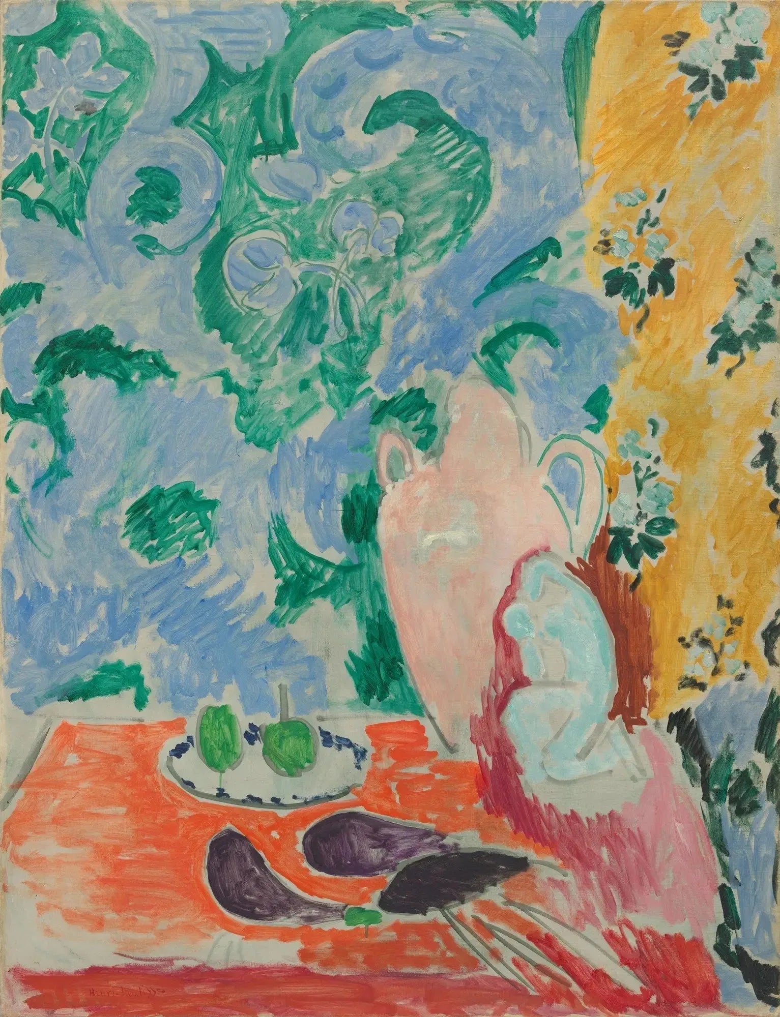 Nature morte aux aubergines - Henri Matisse image 1 copie de tableau peinte à la main