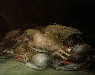 Nature morte aux bécasses - Francisco de Goya image 1 tableau peint à l’huile sur toile