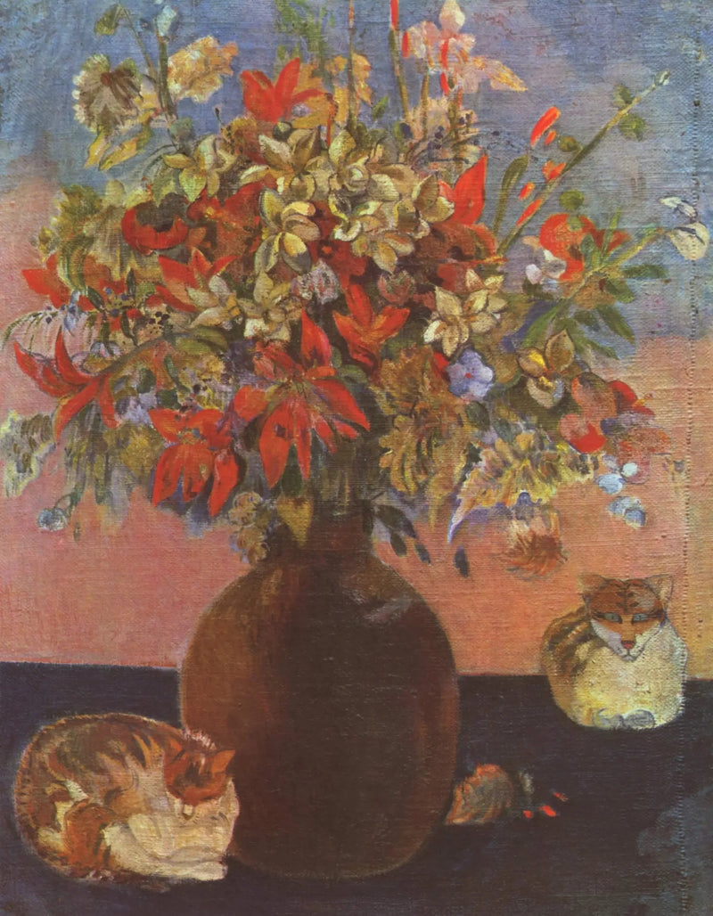Nature morte aux chats - Paul Gauguin