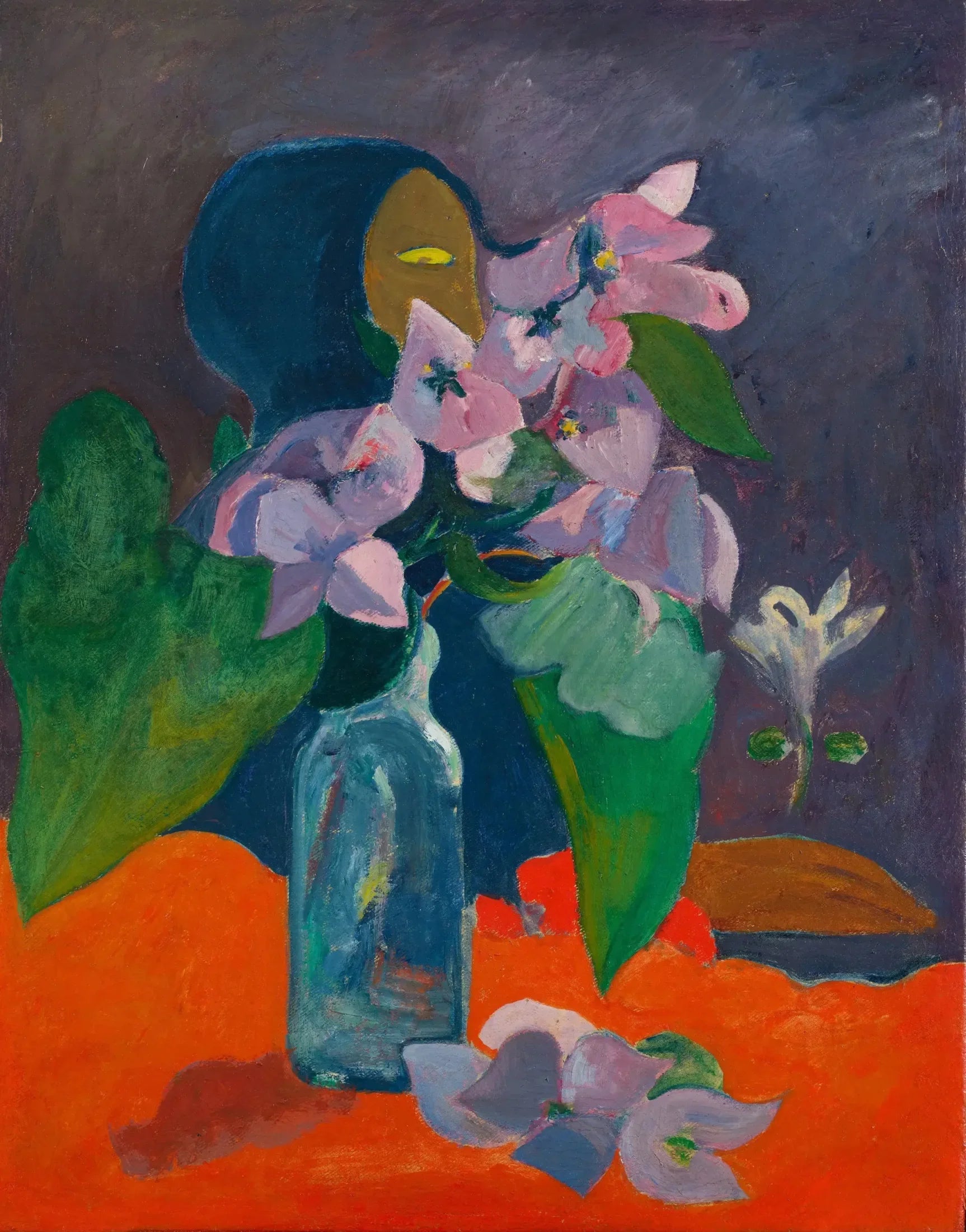 Nature morte aux fleurs et à l'idole - Paul Gauguin image 1 copie peinte à la main à l’huile