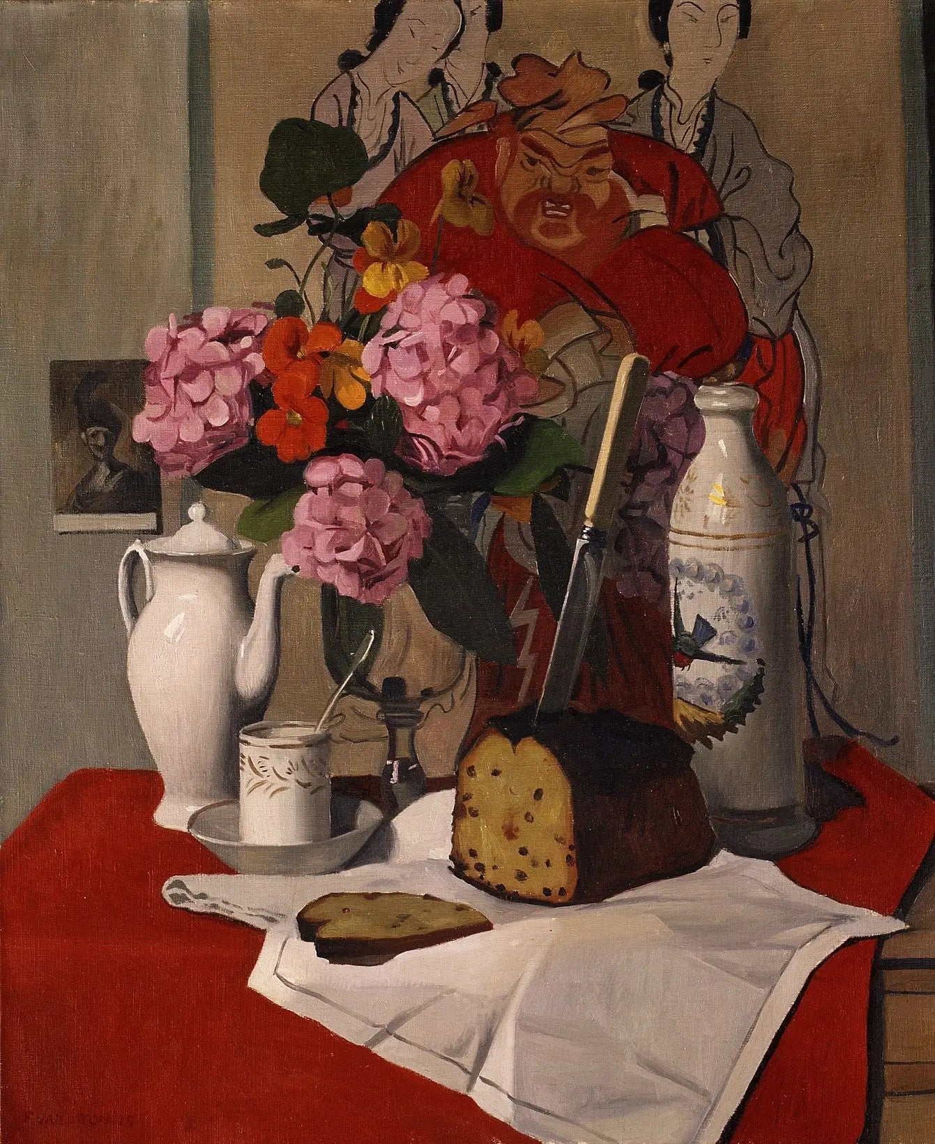 Nature morte aux fleurs - Félix Vallotton image 1 copie de tableau peinte à la main