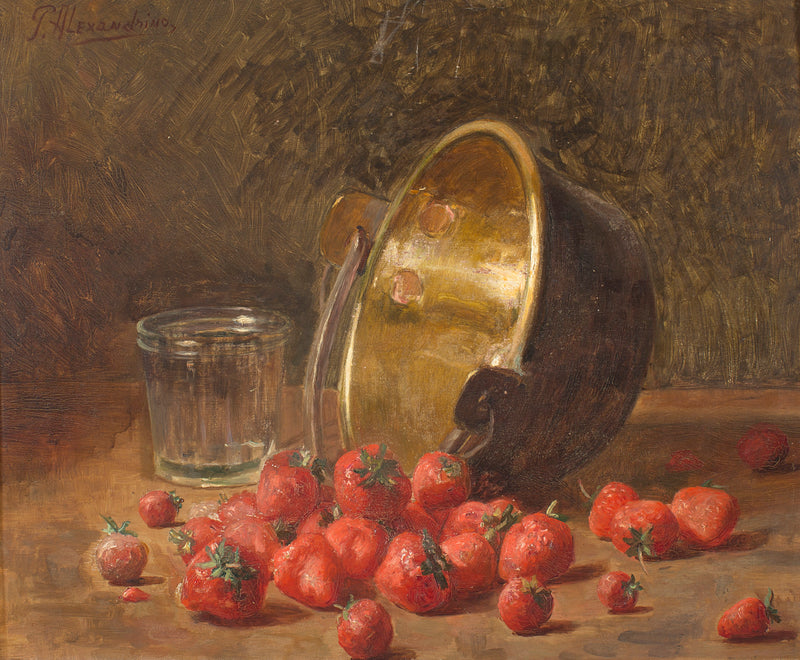 Nature morte aux fraises - Pedro Alexandrino