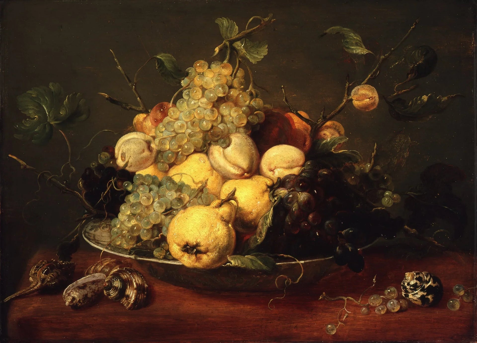 Nature morte aux fruits dans un bol en porcelaine - Frans Snyders image 1 reproduction artisanale de tableau