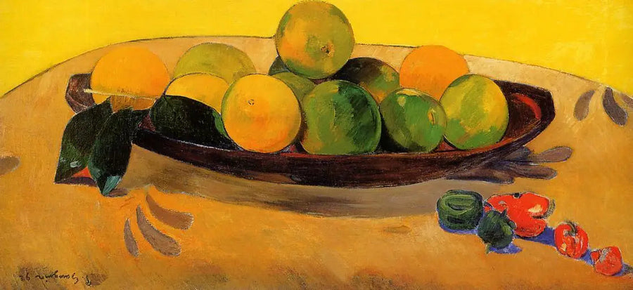 Nature morte aux fruits et piments - Paul Gauguin
