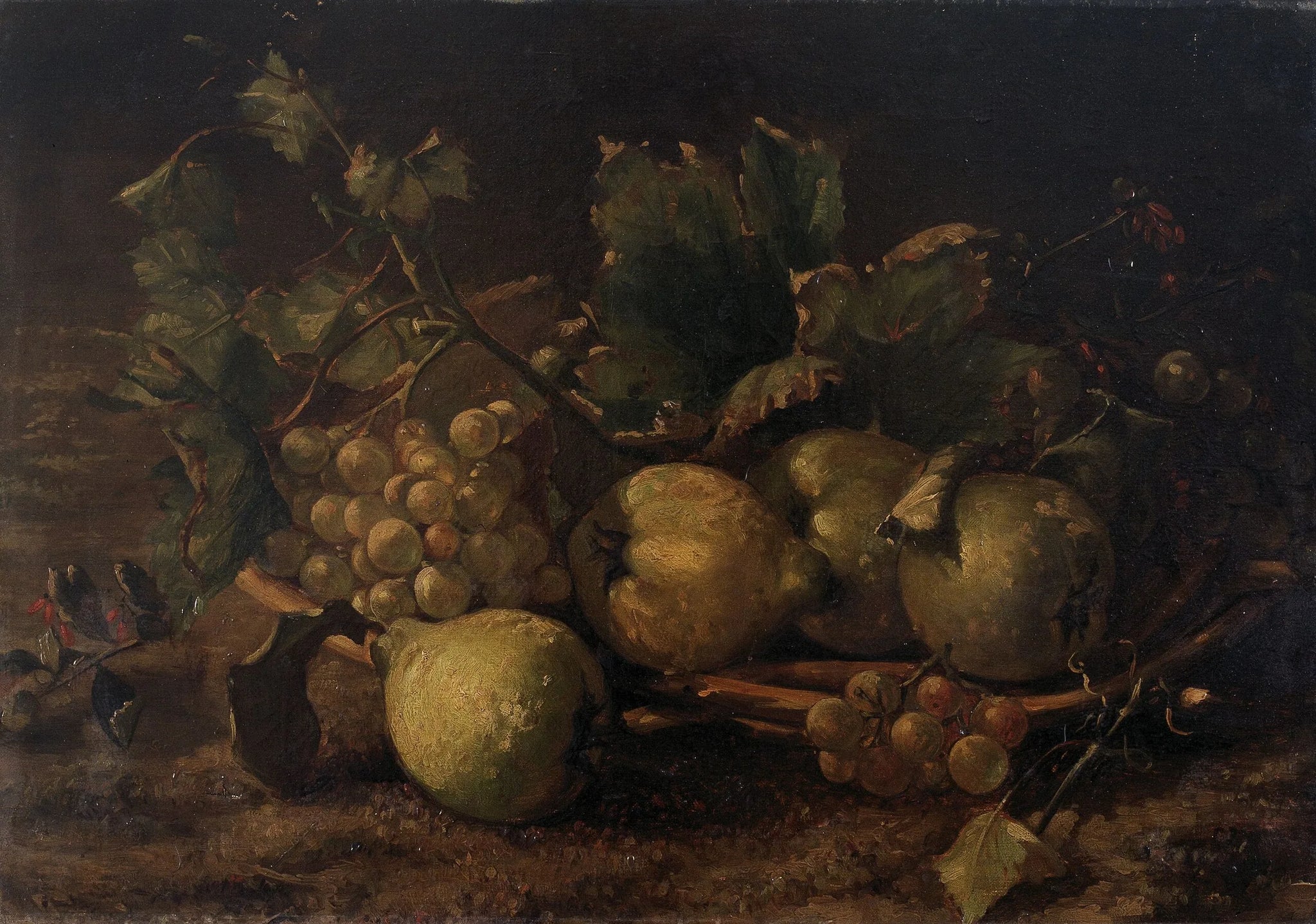 Nature morte aux fruits - Théo van Rysselberghe image 1 reproduction d’œuvre d’art à l’huile