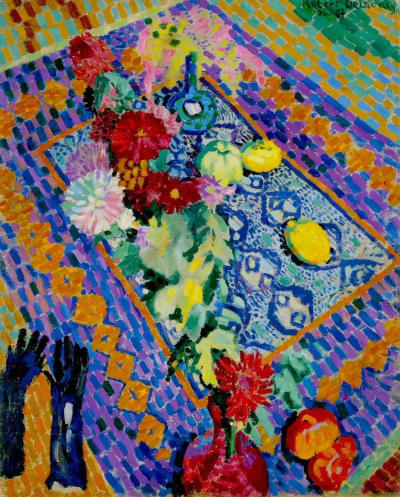 Nature morte aux gants - Robert Delaunay