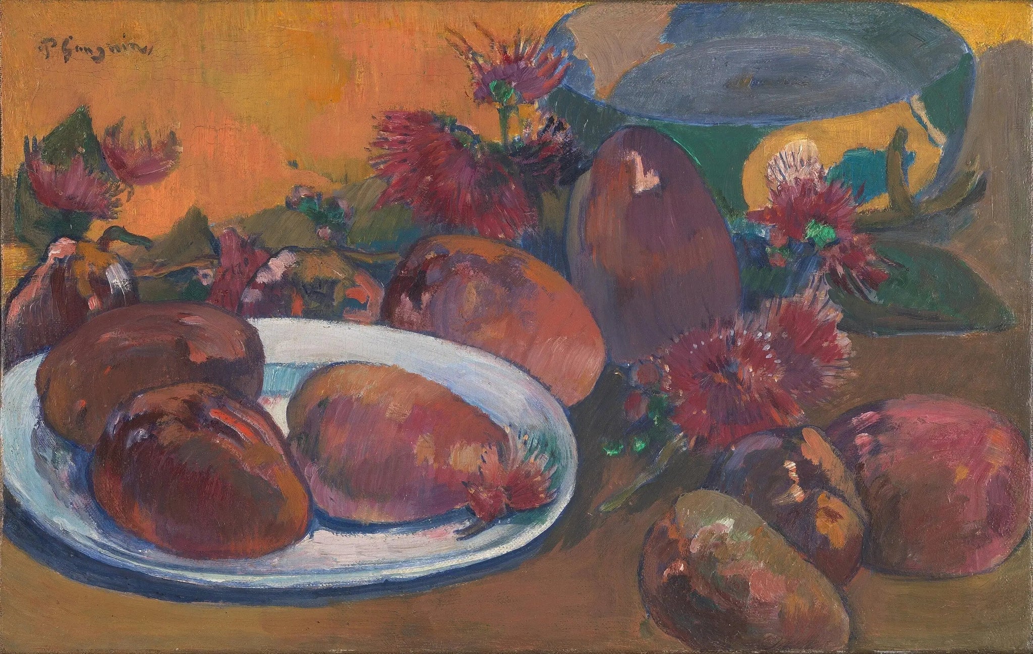 Nature morte aux mangues - Paul Gauguin image 1 tableau peint à l’huile sur toile
