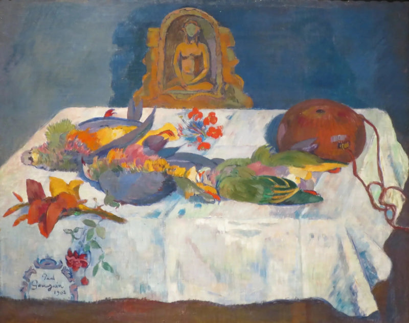 Nature morte aux oiseaux exotiques - Paul Gauguin