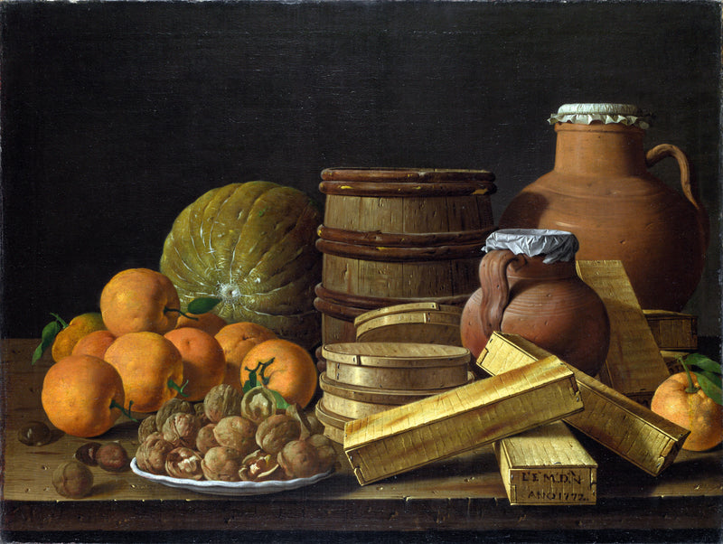 Nature morte aux oranges et aux noix - Luis Eugenio Meléndez