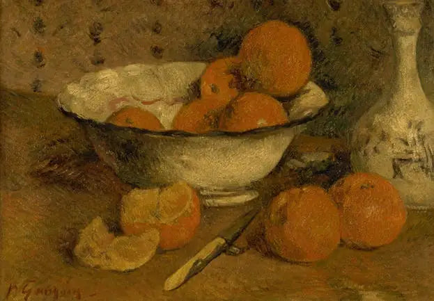 Nature morte aux oranges - Paul Gauguin image 1 reproduction de peinture à l’huile