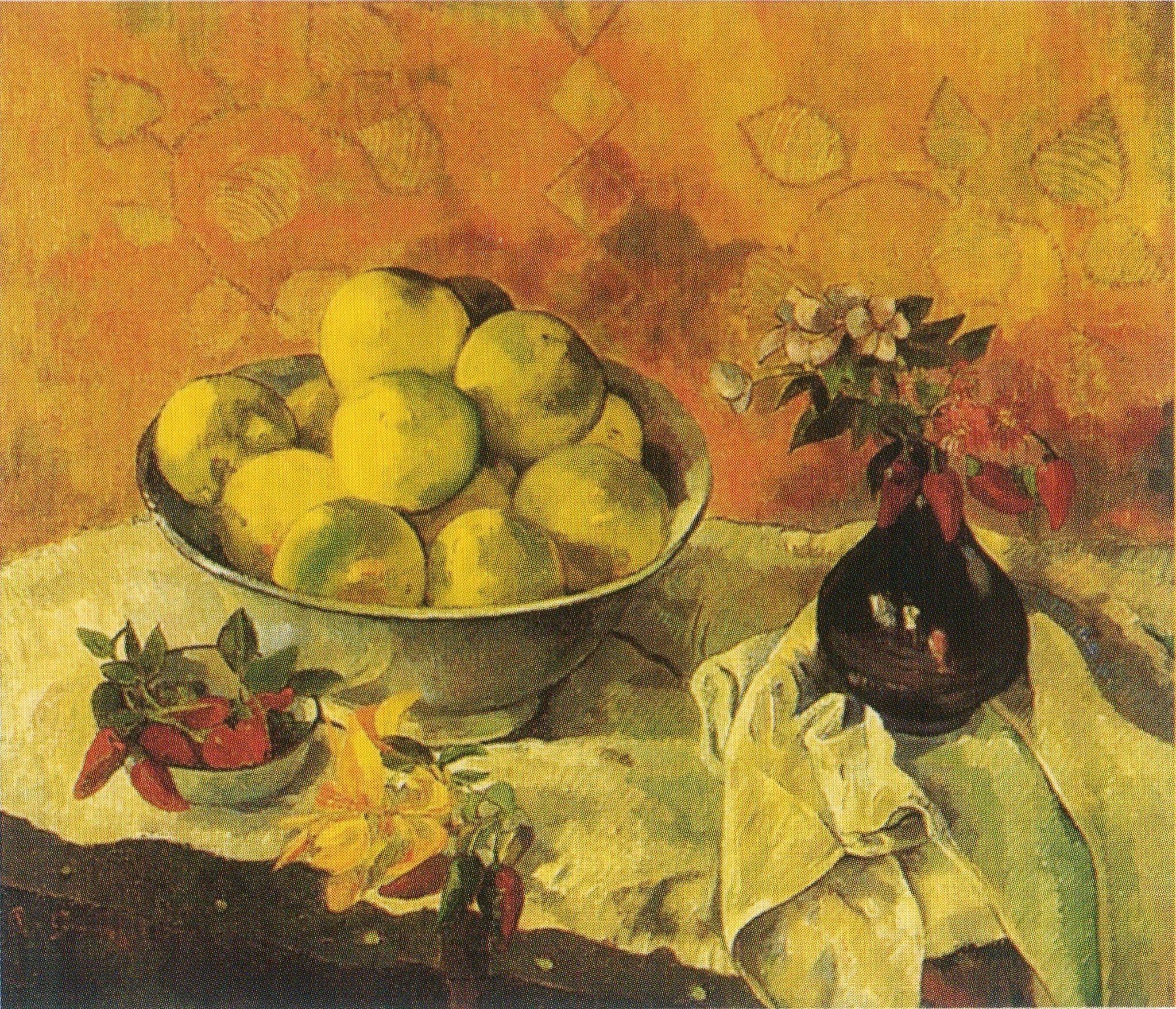Nature morte aux pamplemousses - Paul Gauguin image 1 reproduction artisanale de tableau