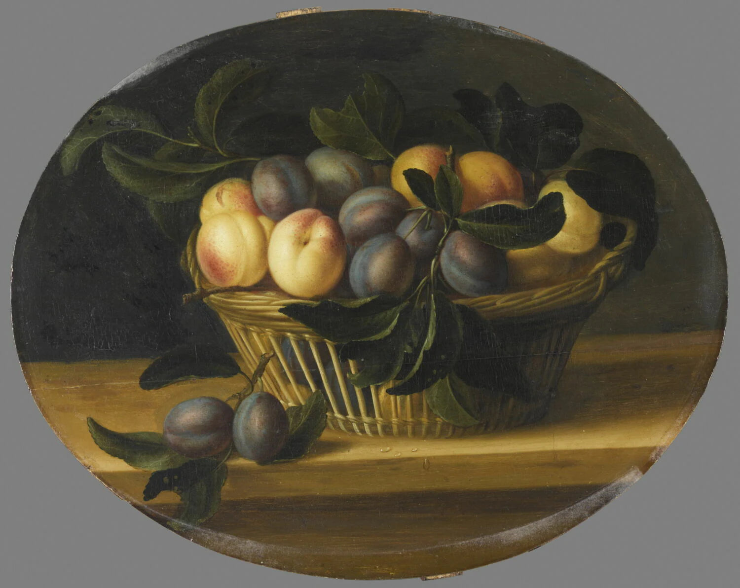 Nature morte aux pêches et aux prunes - Louise Moillon
