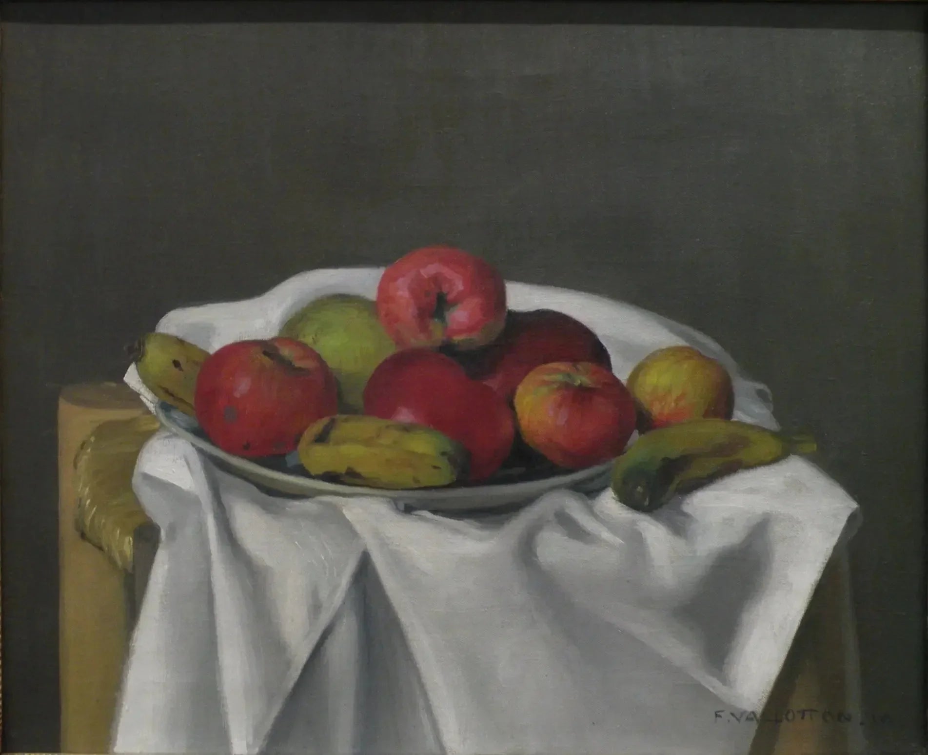 Nature morte aux pommes - Félix Vallotton image 1 reproduction de peinture à l’huile
