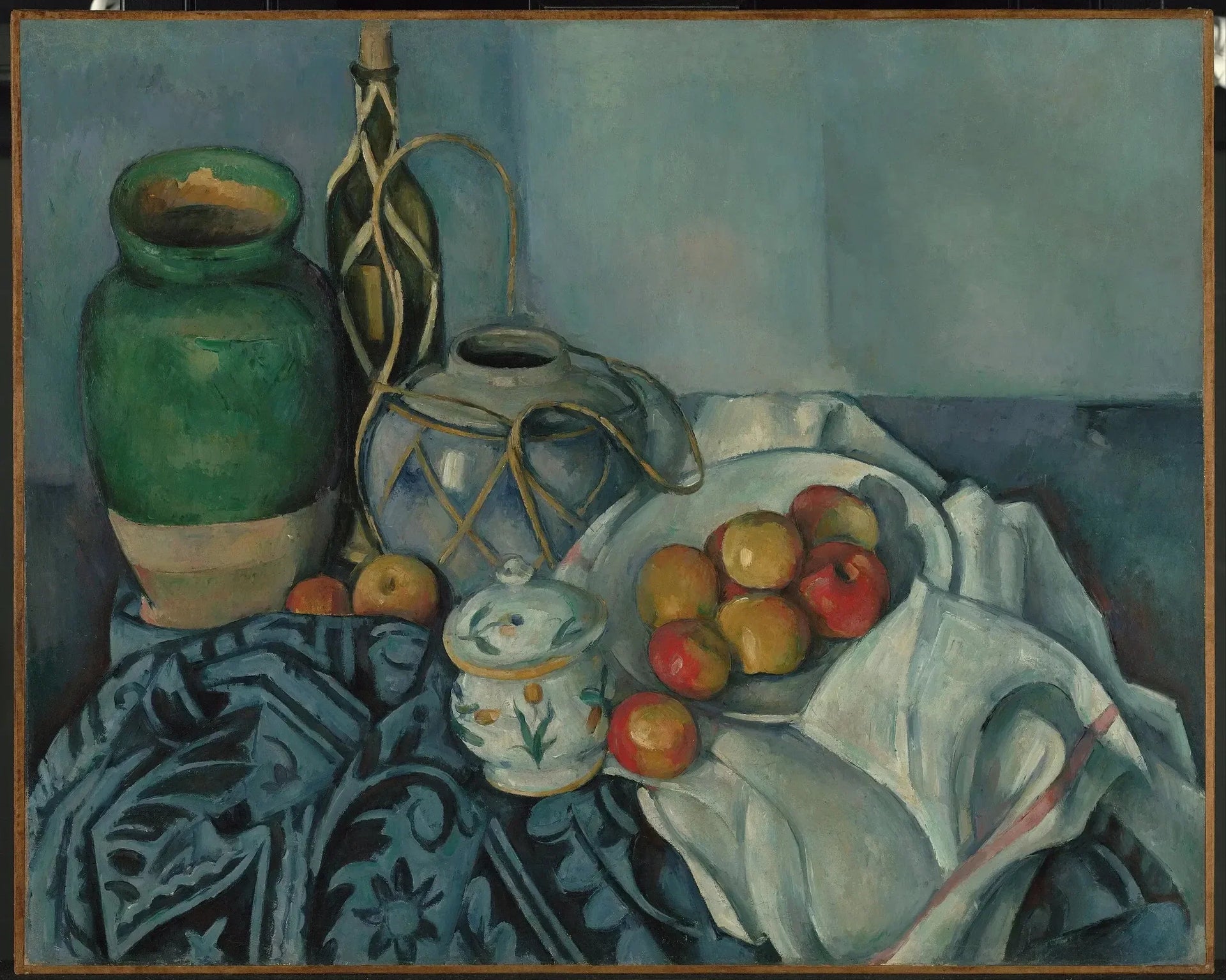 Nature morte aux pommes - Paul Cézanne image 1 tableau peint à l’huile sur toile