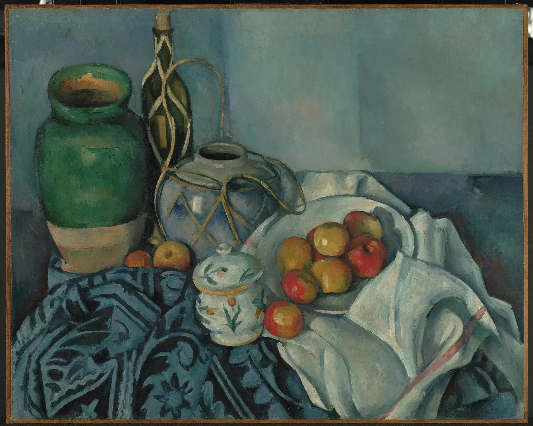 Nature morte aux pommes - Paul Cézanne image 1 tableau peint à l’huile sur toile
