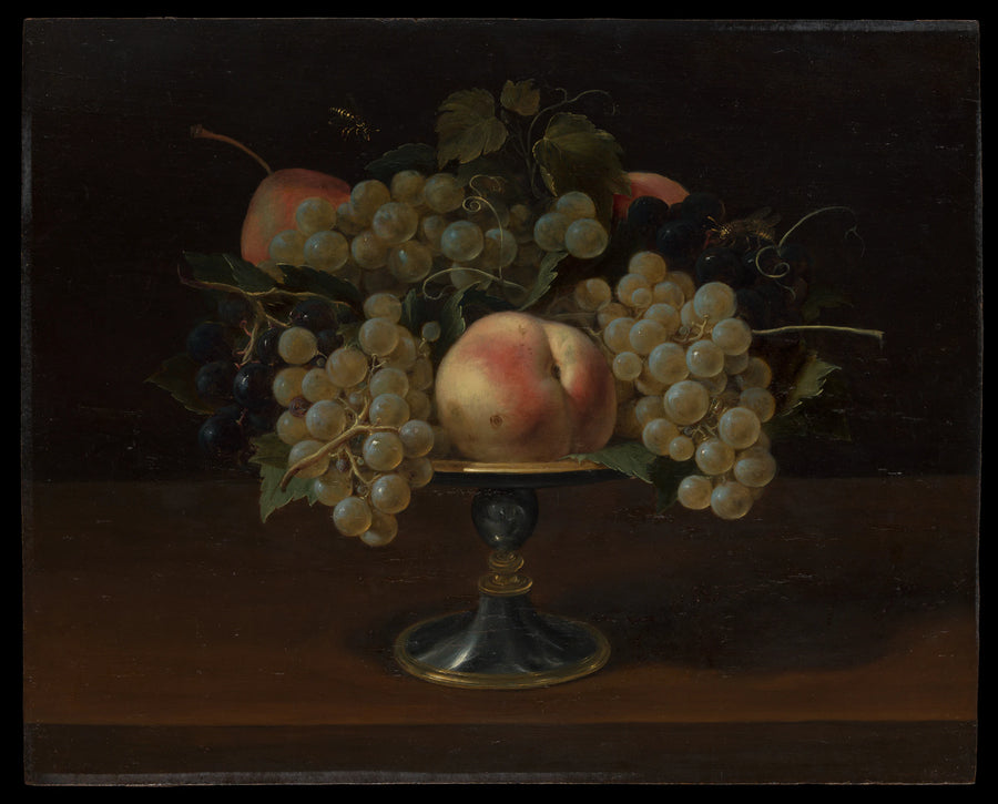 Nature morte aux raisins et aux pêches - Panfilo Nuvolone