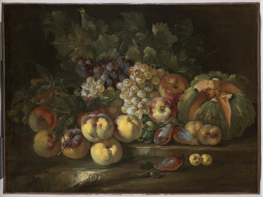 Nature morte aux raisins et aux pommes - Giuseppe Ruoppolo