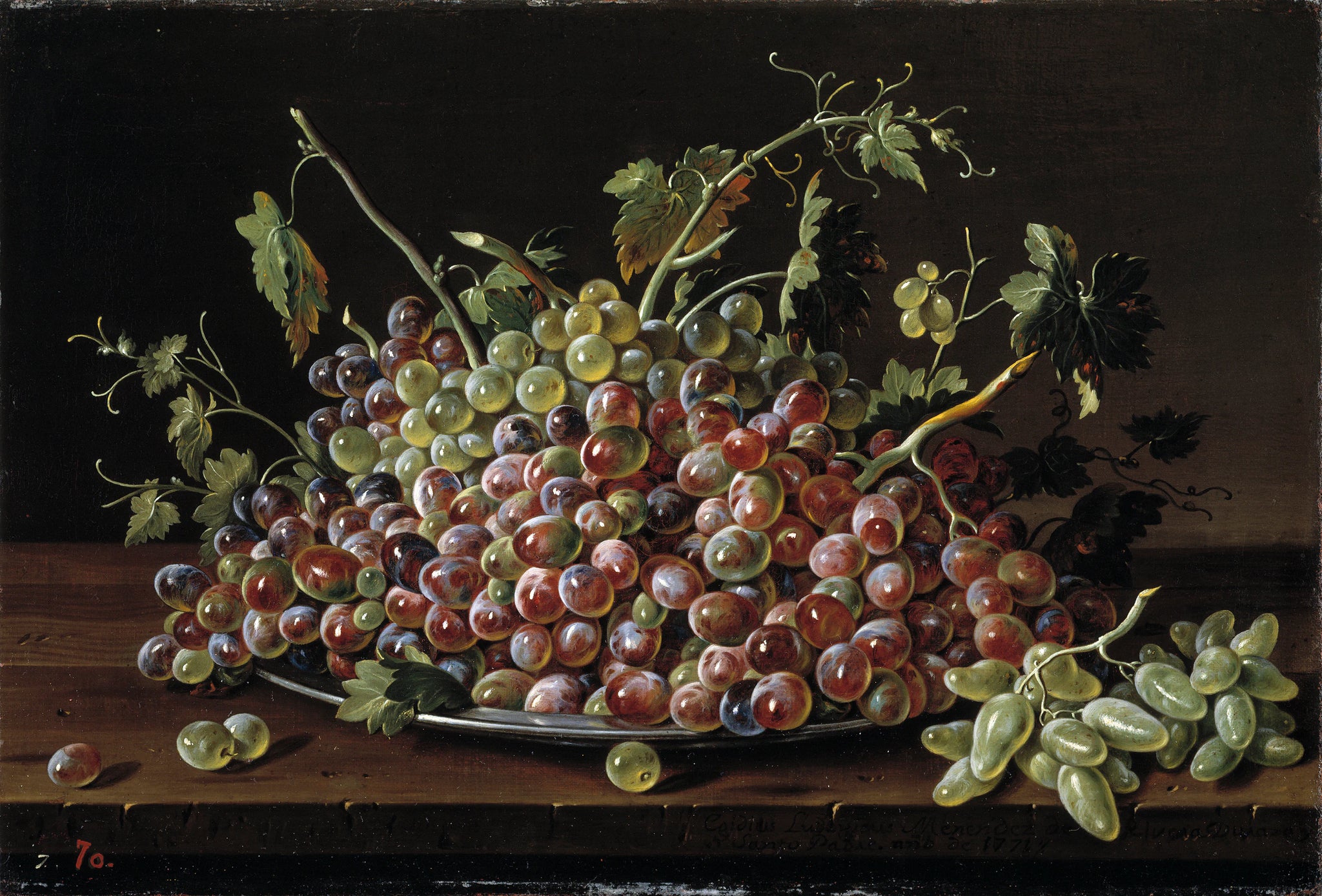 Nature morte aux raisins - Luis Eugenio Meléndez