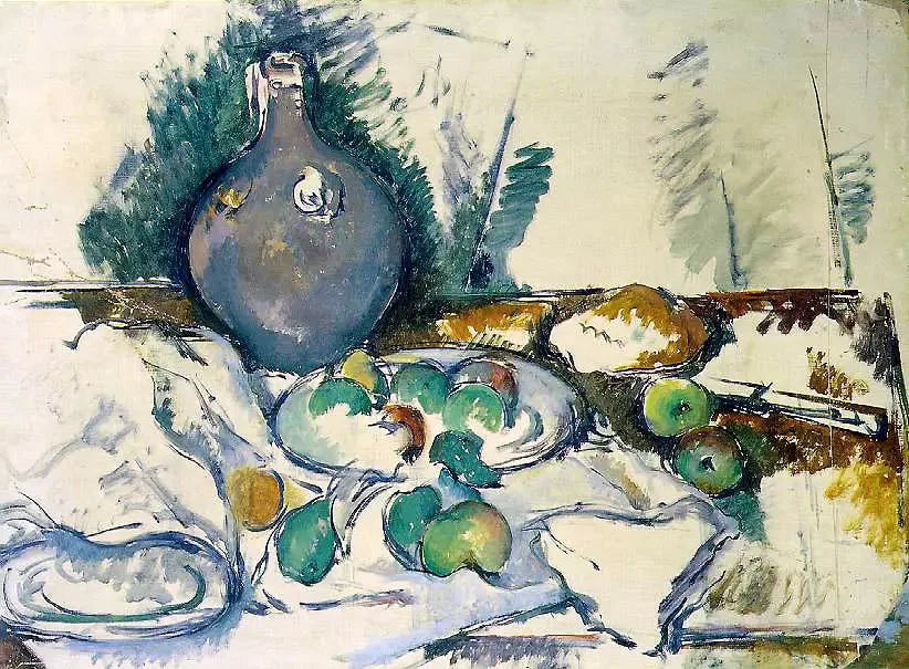 Nature morte avec broc d'eau - Paul Cézanne