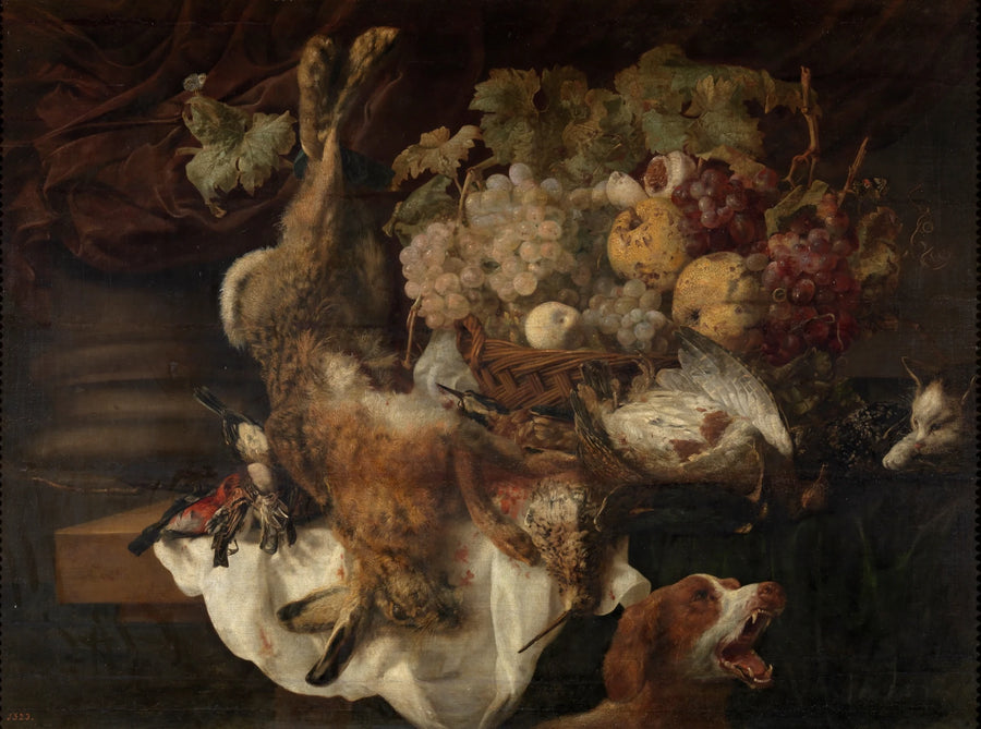 Nature morte avec un chien et un chat - Christian Luycks