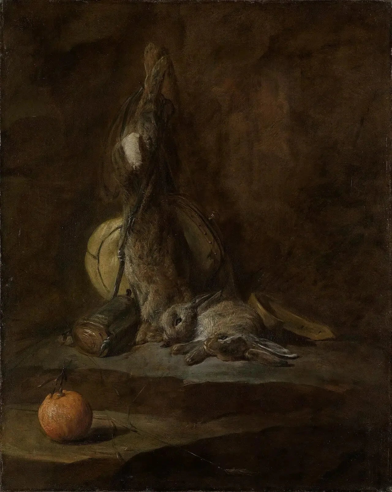 Nature morte avec des lapins morts - Jean Siméon Chardin image 1 reproduction réalisée par Alpha Reproduction