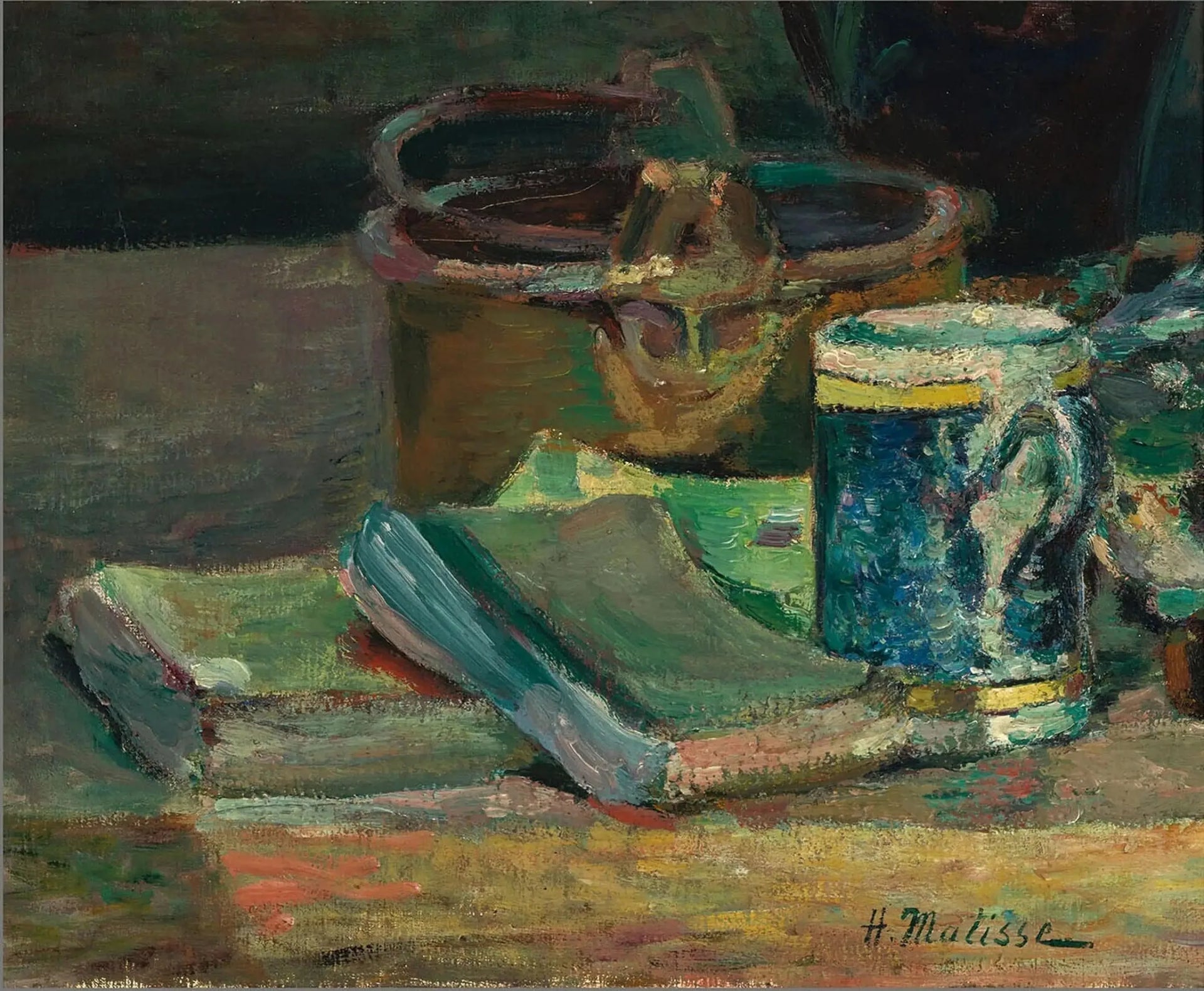 Nature morte avec livres - Henri Matisse image 1 copie de tableau peinte à la main