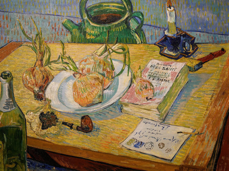 Nature morte avec planche à dessin et oignons - Vincent van Gogh