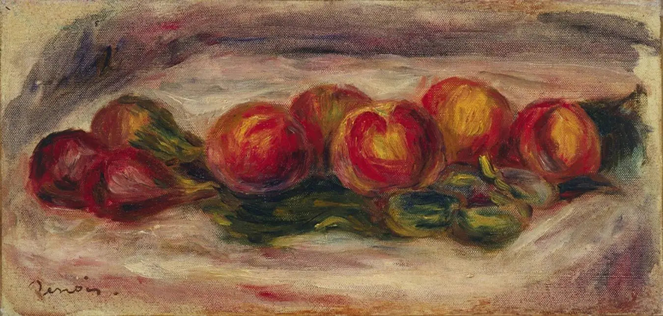 Nature morte avec pommes et figues - Pierre-Auguste Renoir image 1 tableau peint à l’huile sur toile