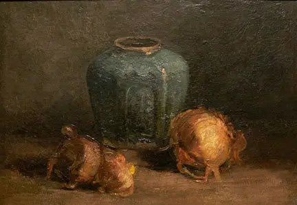 Nature morte avec pot de gingembre et oignons - Vincent van Gogh