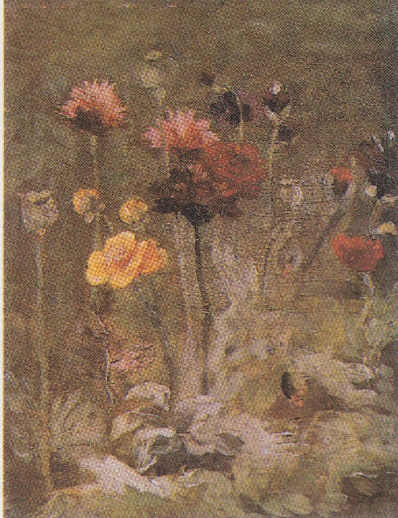 Nature morte avec scabieuse et renoncule - Vincent van Gogh