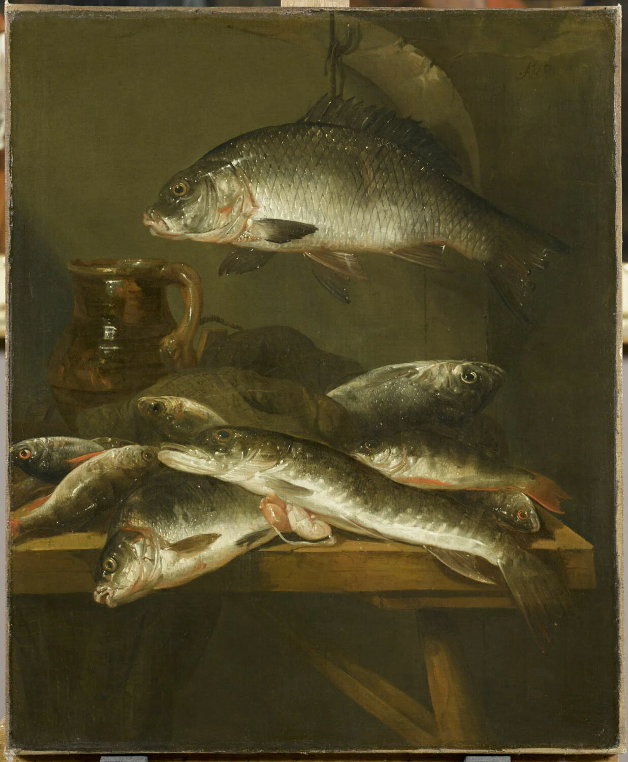 Nature morte à la carpe - Abraham Hendricksz. van Beyeren