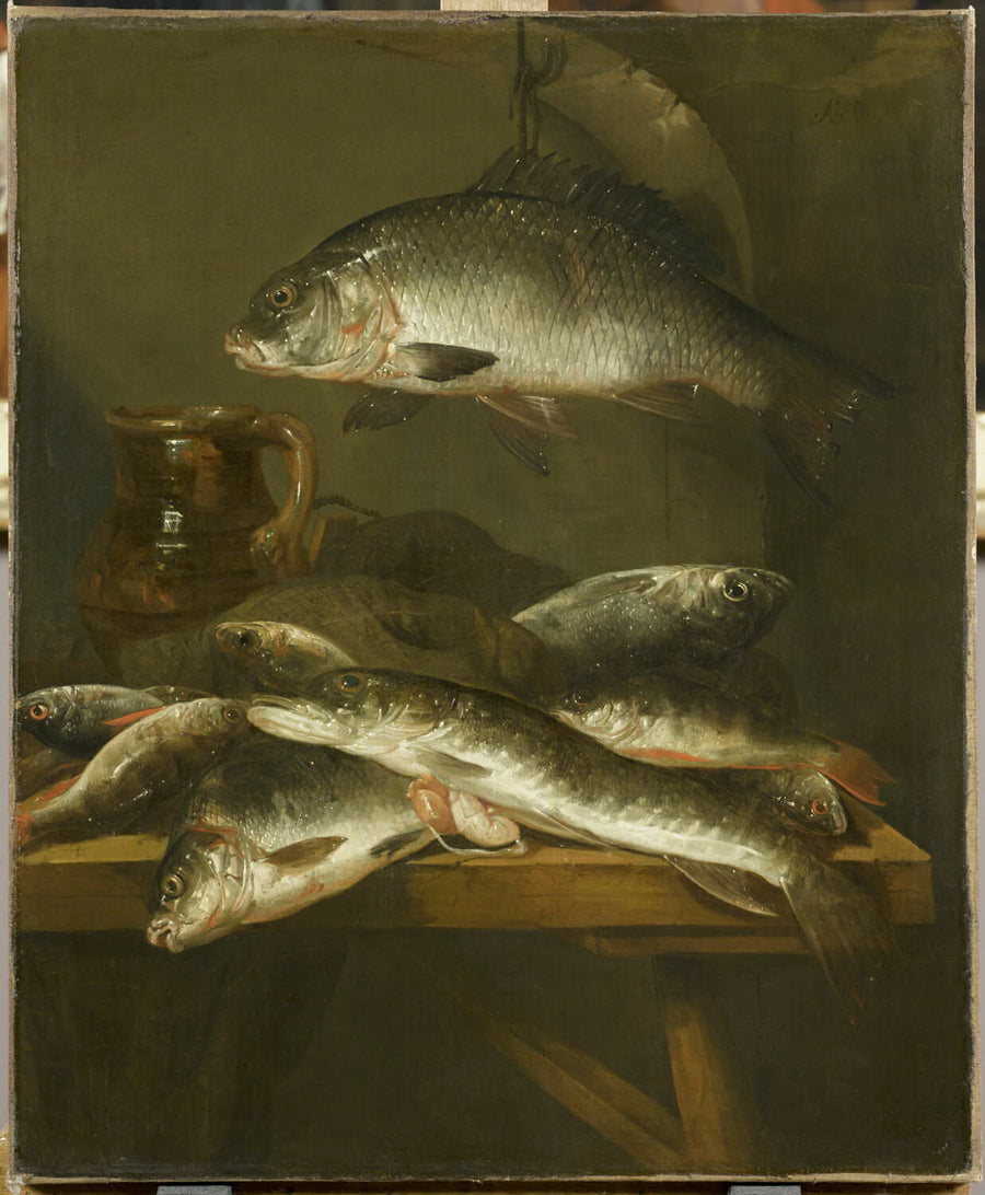 Nature morte à la carpe - Abraham Hendricksz. van Beyeren