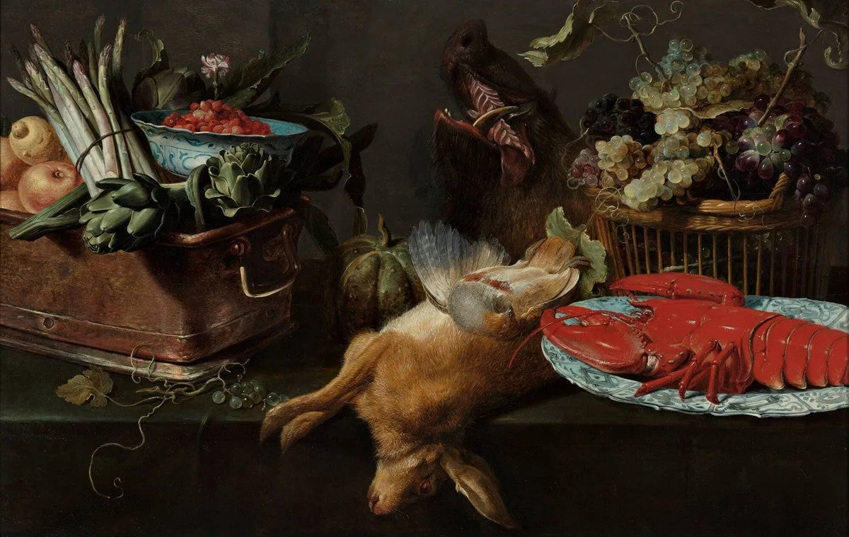 Nature morte de cuisine - Frans Snyders image 1 reproduction artisanale de tableau