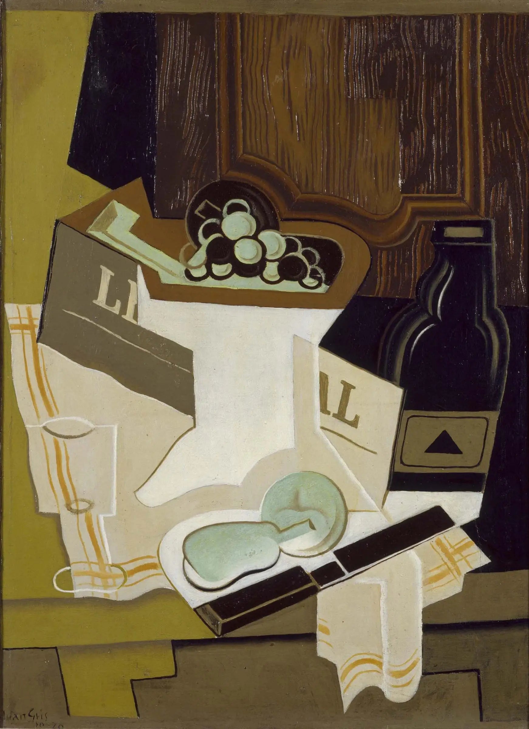 Nature morte devant l'armoire - Juan Gris image 1 tableau peint à l’huile sur toile