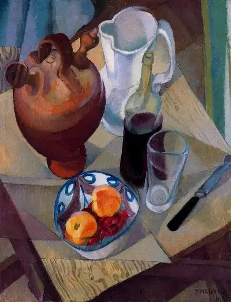 Nature morte - Diego Rivera image 1 copie peinte à la main à l’huile