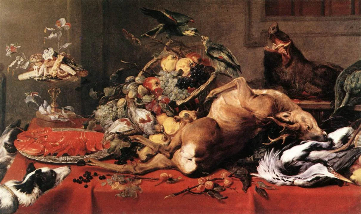 Nature morte. - Frans Snyders image 1 tableau peint à l’huile sur toile