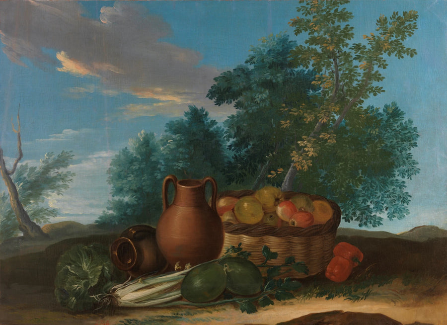 Nature morte de fruits et légumes - Andrés Ginés de Aguirre