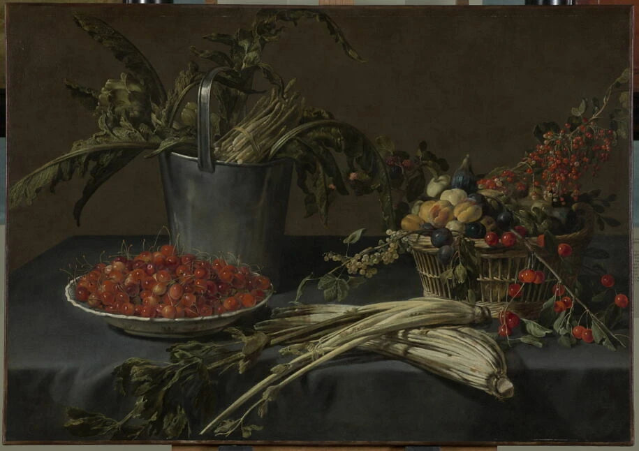 Nature morte : fruits et légumes - Samuel Hoffmann