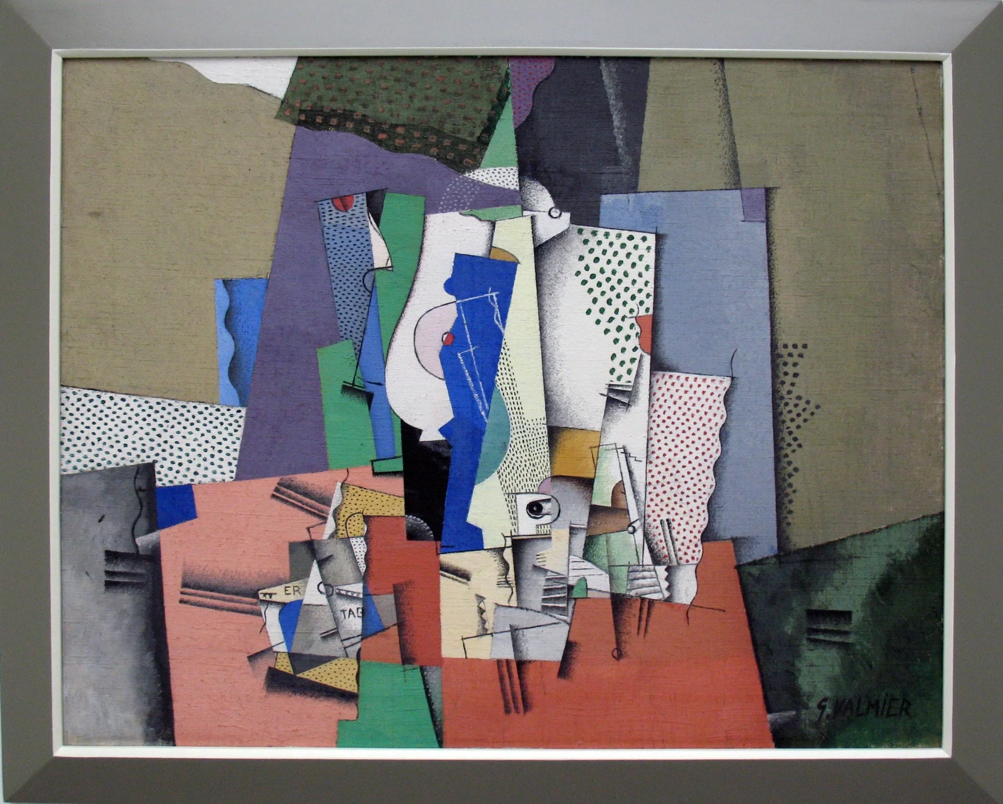 Nature morte géométrique II - Georges Valmier image 1 copie de tableau peinte à la main