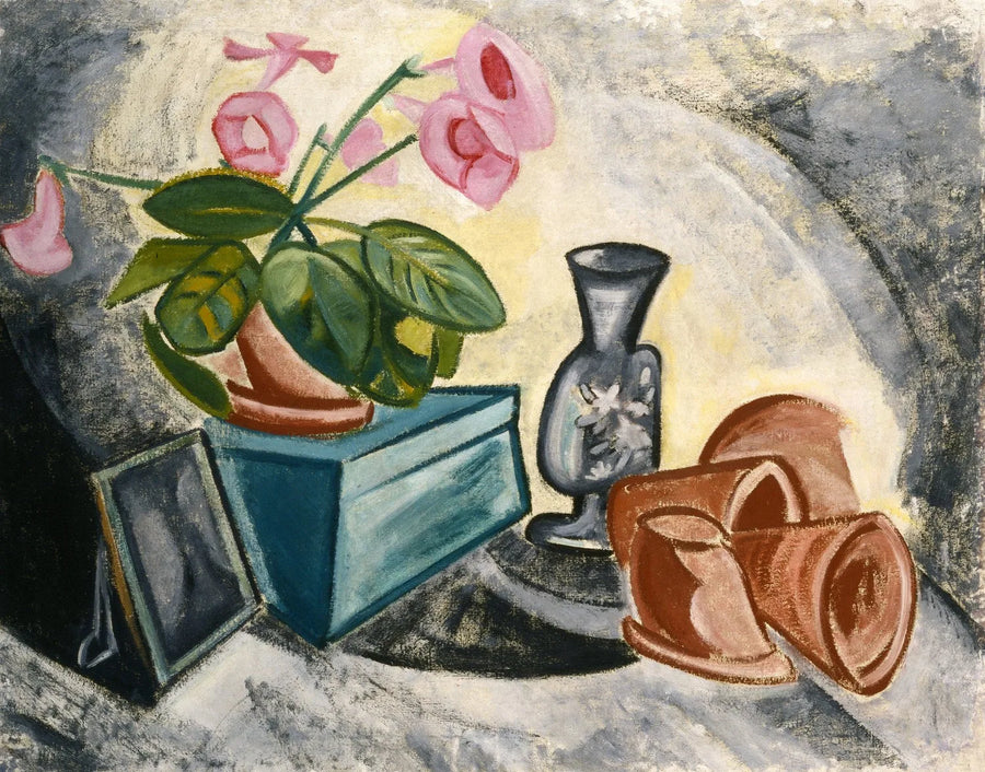 Nature morte. Gloxinias - Olga Rozanova