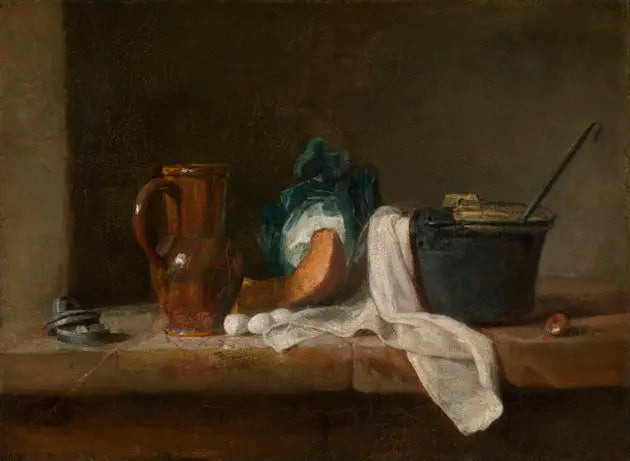 Nature morte - Jean Siméon Chardin image 1 copie peinte à la main à l’huile